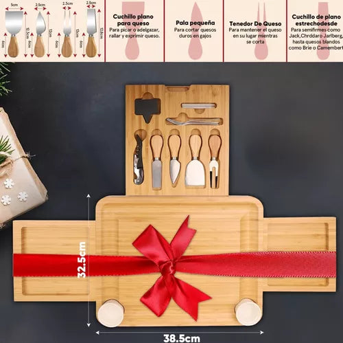Tabla De Picoteo Premium Bambú