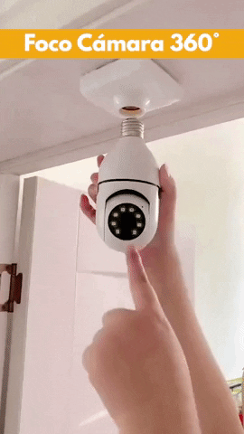 Camara de Seguridad Foco -WIFI IP